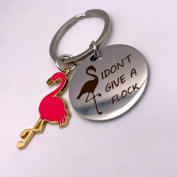SASSY FLAMINGO | Keychain (Brand New!) ✨ - Picture 2 of 6